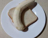 Foto del paso 1 de la receta: Tosta con plátano