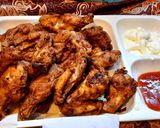 A picture of step 2 of Spice fried wings.