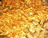 A picture of step 5 of Bbq Chicken and Mushroom Fire Grilled Pizza #braaifordad!.