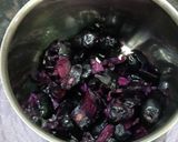 A picture of step 2 of Jamun Raita.