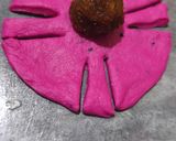 Foto langkah ke 7 dari resep Bakpao mawar buah naga.