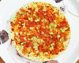 शेजवान मसाला पापड़(Schezwan masala papad recipe in Hindi) रेसिपी चरण 3 फोटो