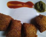 A picture of step 4 of Bread samosa.