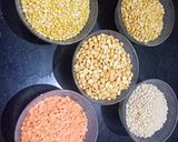 A picture of step 1 of Appe mix dal dahibade.