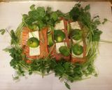 A picture of step 3 of Parchment Pouch Cilantro Lime Salmon.