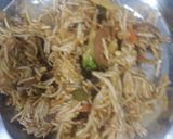 A picture of step 1 of Chowmein Roll.