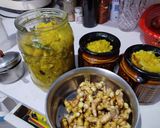 A picture of step 9 of Lemon mango ginger chilli.