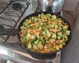 A picture of step 12 of Zucchini Calzones.