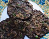 A picture of step 1 of Ragi murungai adai.