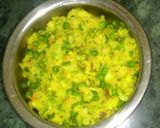 A picture of step 1 of Suji ki kachodi.
