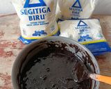 Foto langkah ke 5 dari resep Tower Birthday Cake (Brownies).