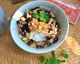 Hình bước làm 4 của món Bánh Đúc Nóng Nấm Chay