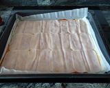 Foto del paso 2 de la receta: Masa filo con pavo, queso y jamón