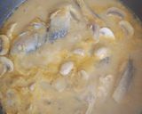 Foto langkah ke 9 dari resep Healthy creamy Sup Bandeng dan Jamur Champignon.