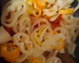 Lecsó sonkával,szalonnával,tojással 🧅🫑🍅🥓🥩🥚🍞 recept fázis 2 fotója