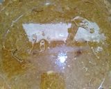 A picture of step 4 of Kaleji Masala with Naan.