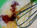 Budín de pera, naranja y limón