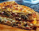 Foto del paso 7 de la receta: Quiche De🥒Calabacín, Lechuga y Fiambres🥩Españoles...!
