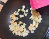 白醬蒜香芥末子雞肉義大利麵的食譜步驟3照片