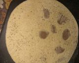 A picture of step 3 of #MMC post-12 Chocolate sugar parantha.