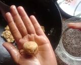 A picture of step 3 of Kacha golla sandesh.
