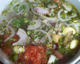 Foto del paso 3 de la receta Alubias pintas con acelgas y brotes verdes de cebolletas tiernas