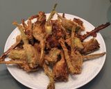 Foto del paso 8 de la receta: Alcachofas en tempura con foie