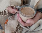 A picture of step 5 of Cinnamon Milk Tea (Daalacheenee Chai).