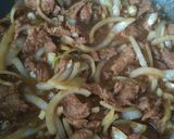Foto langkah ke 5 dari resep Beef Teriyaki & Salad ala (Hokben).