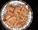A picture of step 3 of Masala pasta.