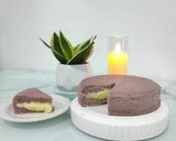 Foto langkah ke 6 dari resep Bolu Kukus Ketan Putih taro isi keju.