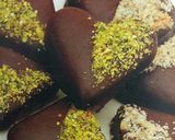 صورة لخطوة 2 من وصفة قلوب بالشوكولاتة coeurs au chocolat