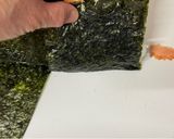 A picture of step 3 of Japanese Rice Sandwich (Onigirazu).