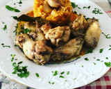 Foto del paso 9 de la receta: Alas de pollo con ajos y vino con rehogado de col