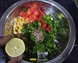 A picture of step 2 of Nachos Corn Chaat.