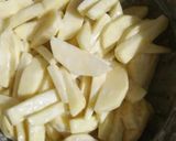 A picture of step 3 of Tea Time Snacks Moong Dal French Fries.