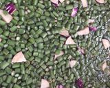 A picture of step 1 of Green Cowpea Beans - Brinjal Sabzi.