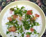 A picture of step 5 of Vegetable Yoghurt Dip.