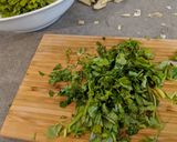 A picture of step 9 of Crispy mushroom dal with coriander chutney.