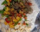 A picture of step 2 of Jowar Savory Muffins.