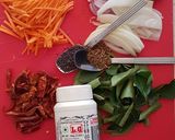 A picture of step 1 of Malaysian Indian Stir-Fry Cabbage.