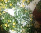 A picture of step 4 of Spinach corn cheese sandwich.