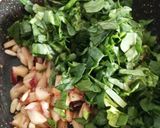 Foto del paso 5 de la receta Ensalada templada de espinacas y manzana