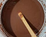 Foto langkah ke 4 dari resep Puding Coklat Mangga.