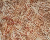 Foto del paso 7 de la receta: Spaghetti rojo con carne molida