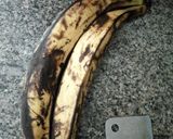 A picture of step 2 of Plantain stuffed cones.