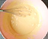 A picture of step 2 of Zebra Sponge Cake.