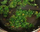 A picture of step 1 of Keema Methi.