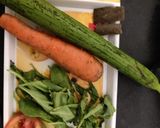 A picture of step 1 of Vegetable soup.