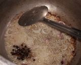 A picture of step 3 of Mater pulao.